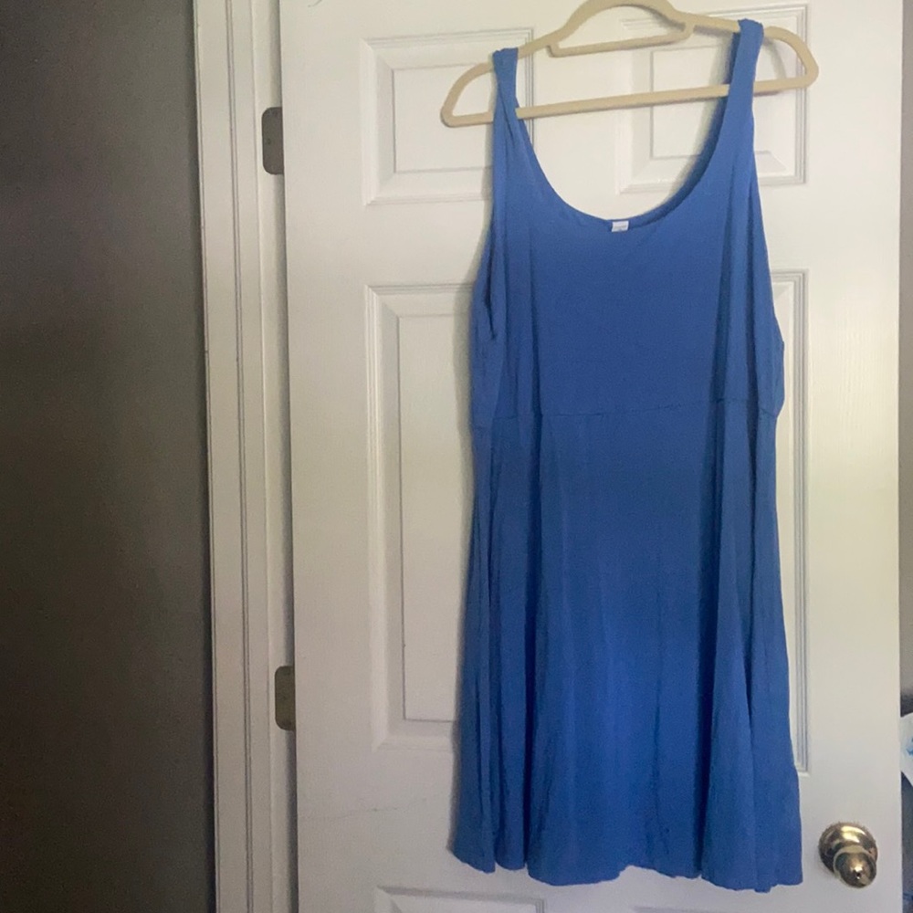 EUC skater dress beautiful blue
